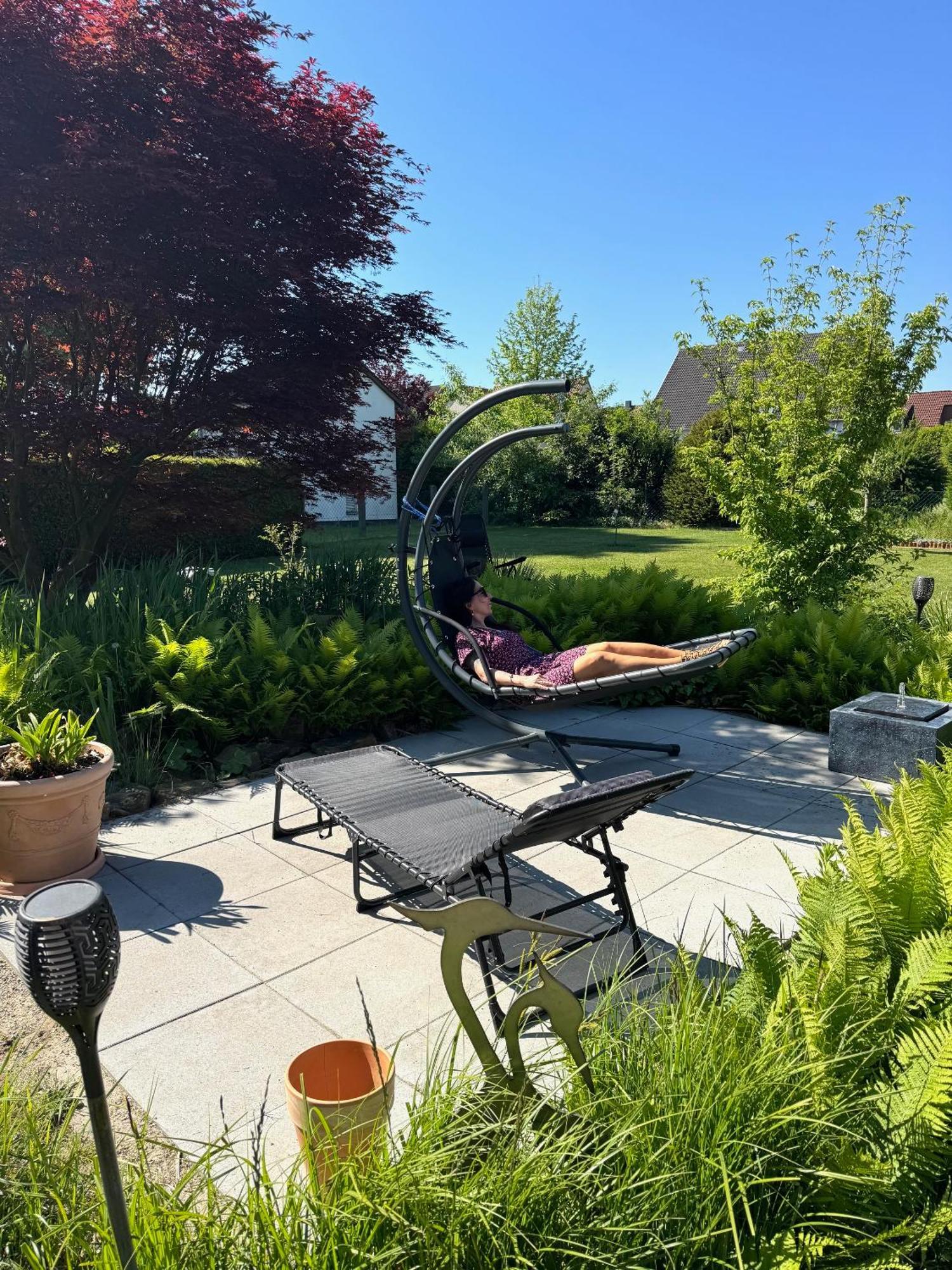 Ferien-Whg Stuenkel Nahe Steinhuder Meer Mit Garten Und Balkon מראה חיצוני תמונה